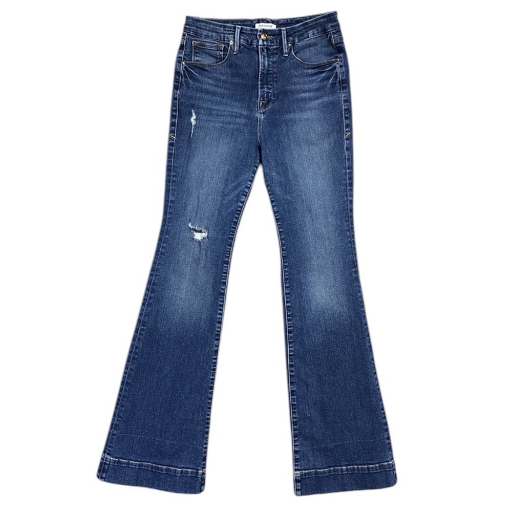 Good American Blue Flare Jeans 14 / 32.5 length